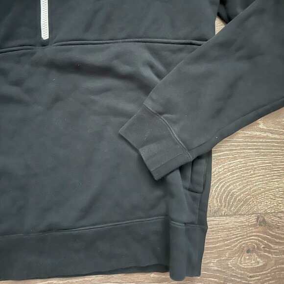 Nike Black White 1/4 Quarter Zip Long Sleeve Sweatshirt Size Medium - Picture 7 of 14